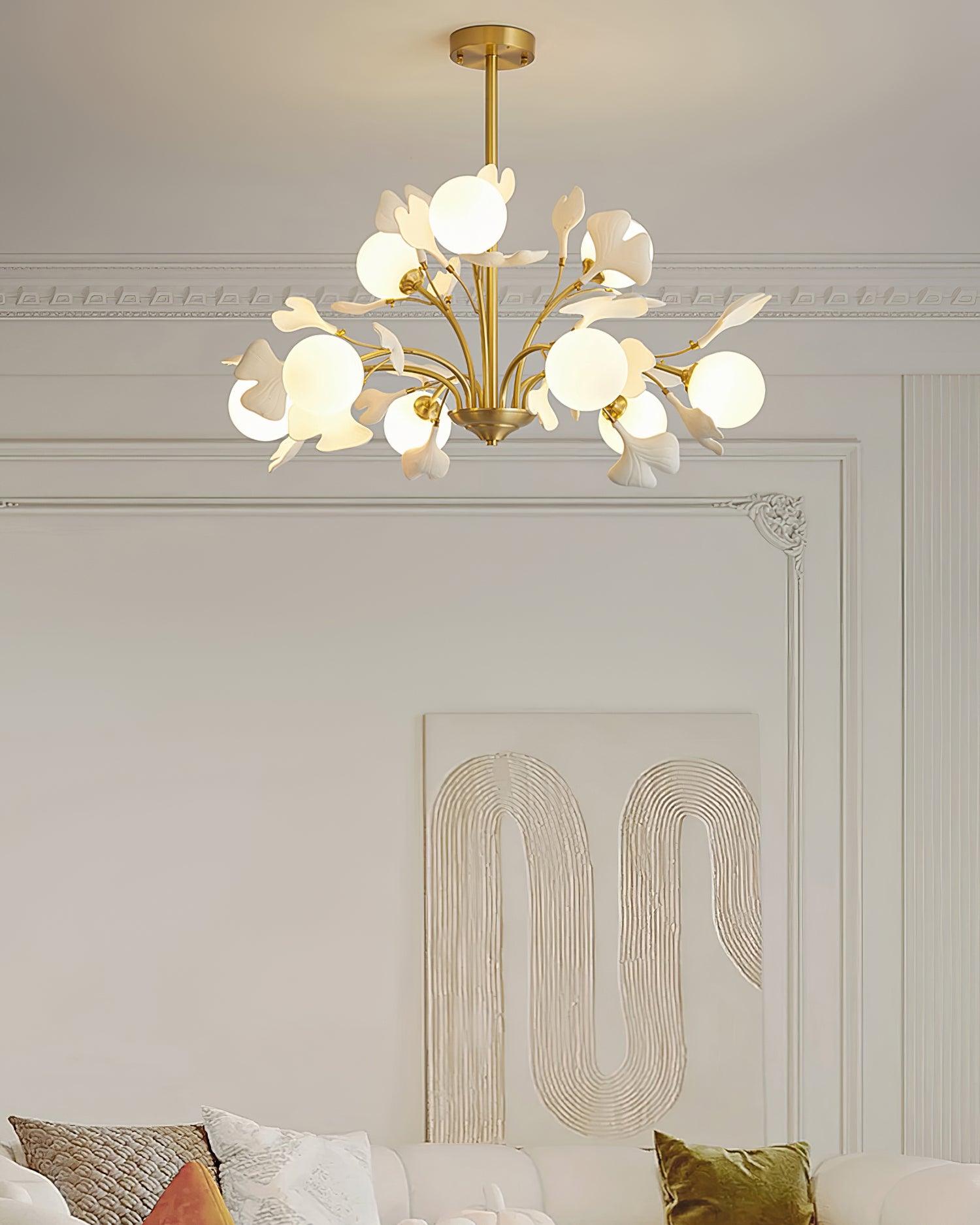 Aurelia Gingko Chandelier