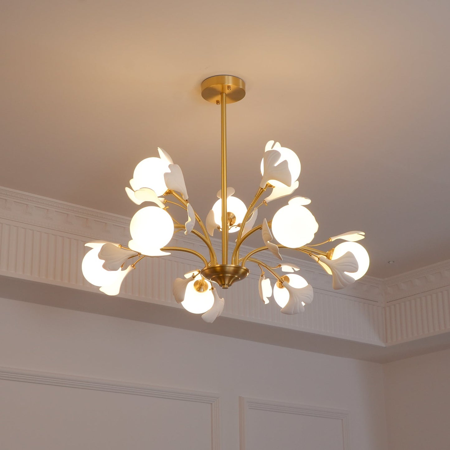 Aurelia Gingko Chandelier