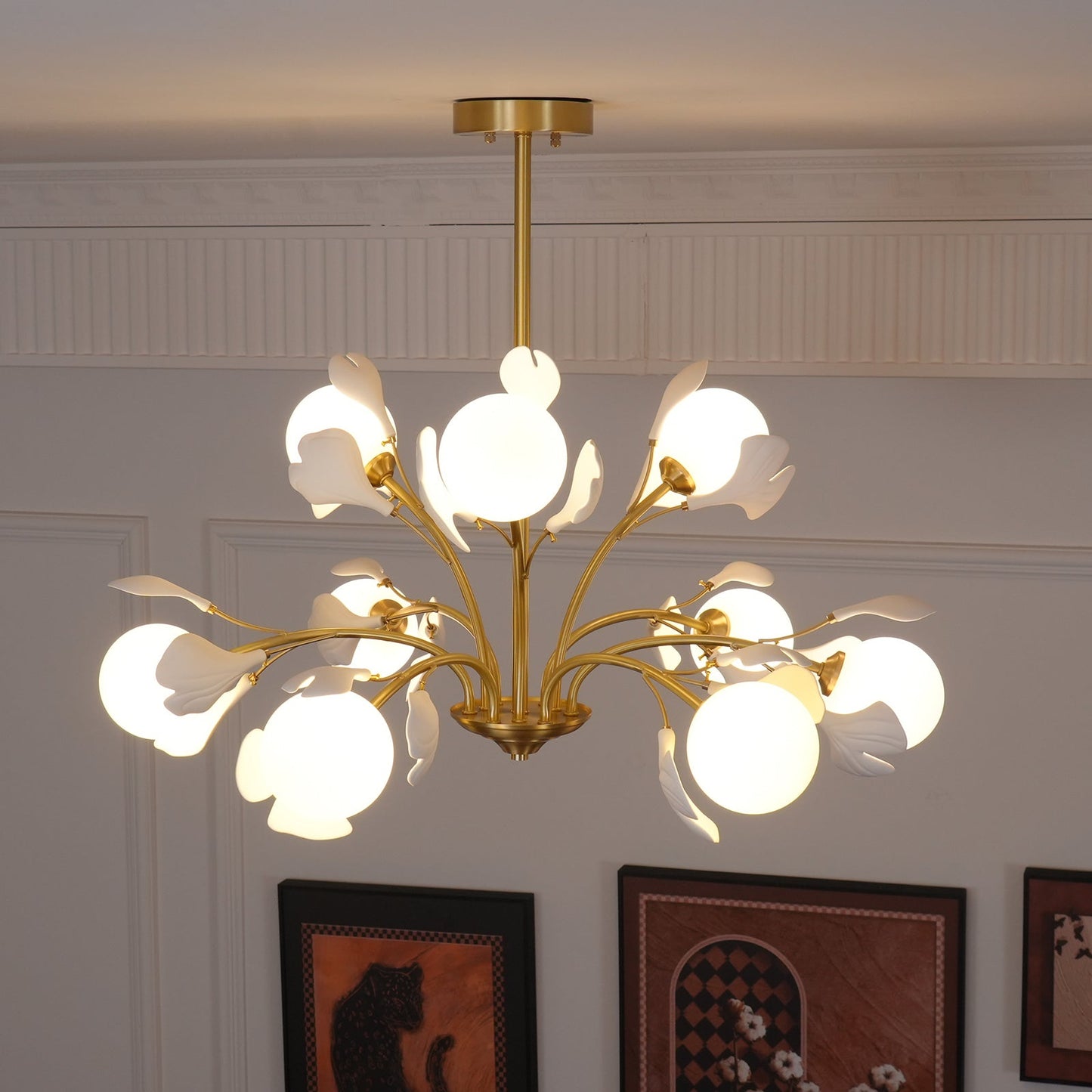 Aurelia Gingko Chandelier