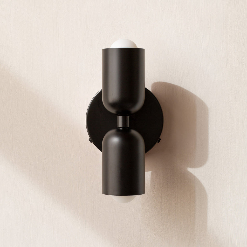 Vintage Style Wall Light Dual Head Adjustable Indoor Fixture