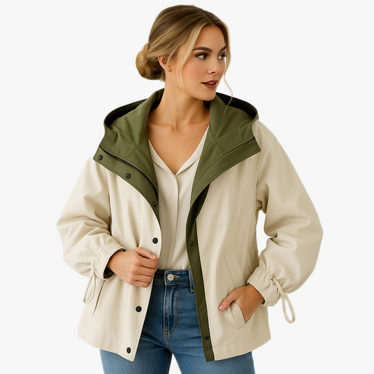 Stylish Women's Waterproof Rain Jacket