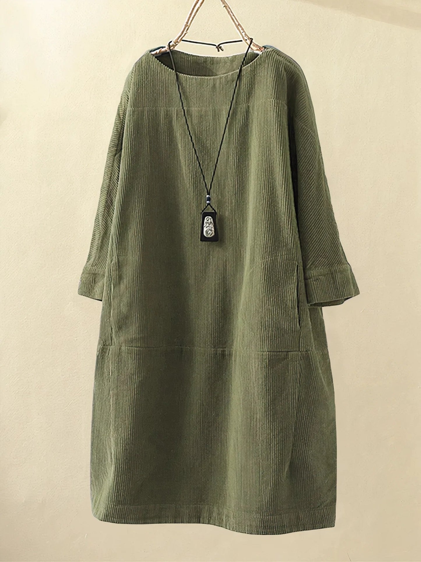 Women’s Casual Tunic Dress Half Sleeve Relaxed Style