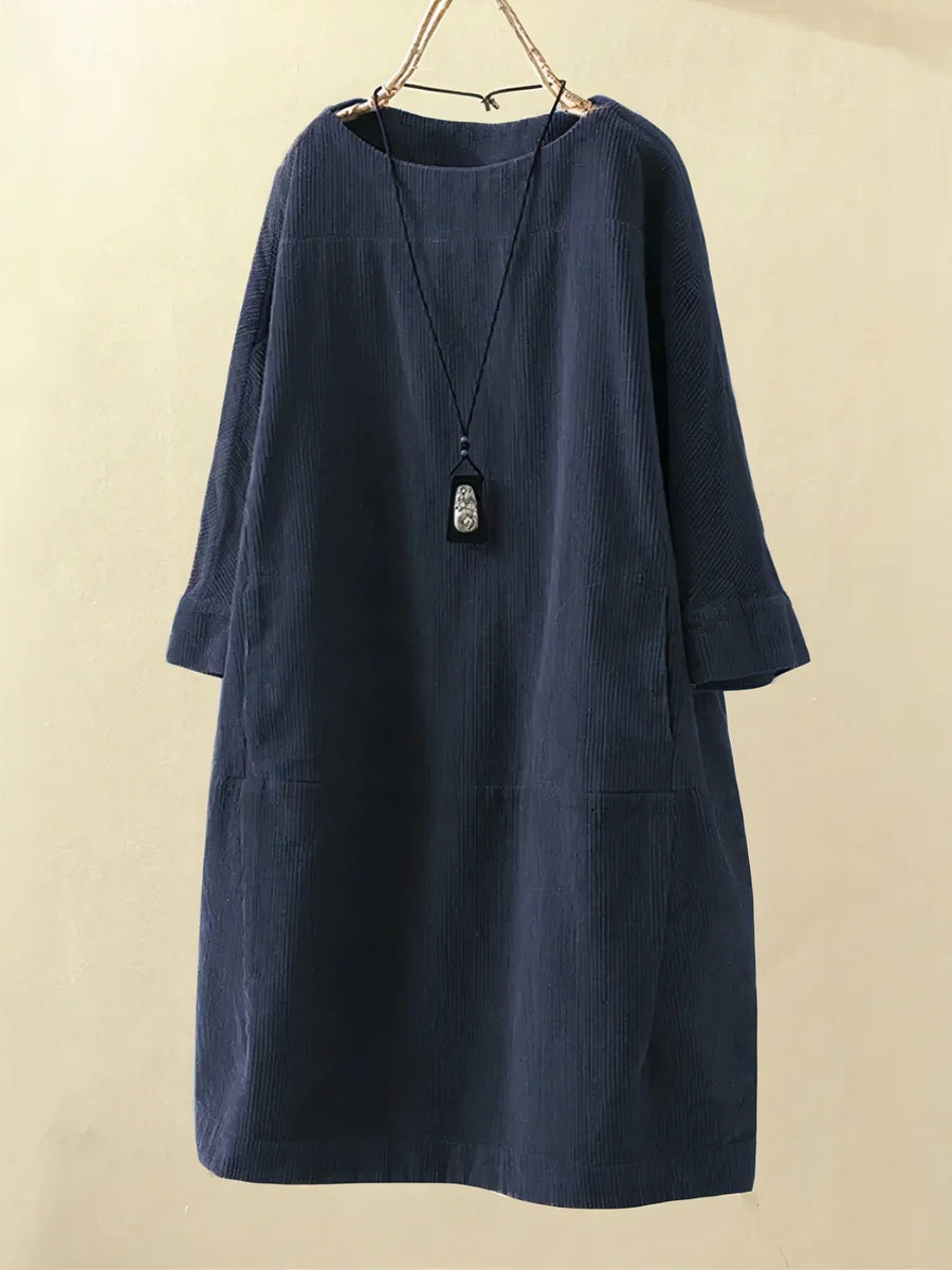 Women’s Casual Tunic Dress Half Sleeve Relaxed Style