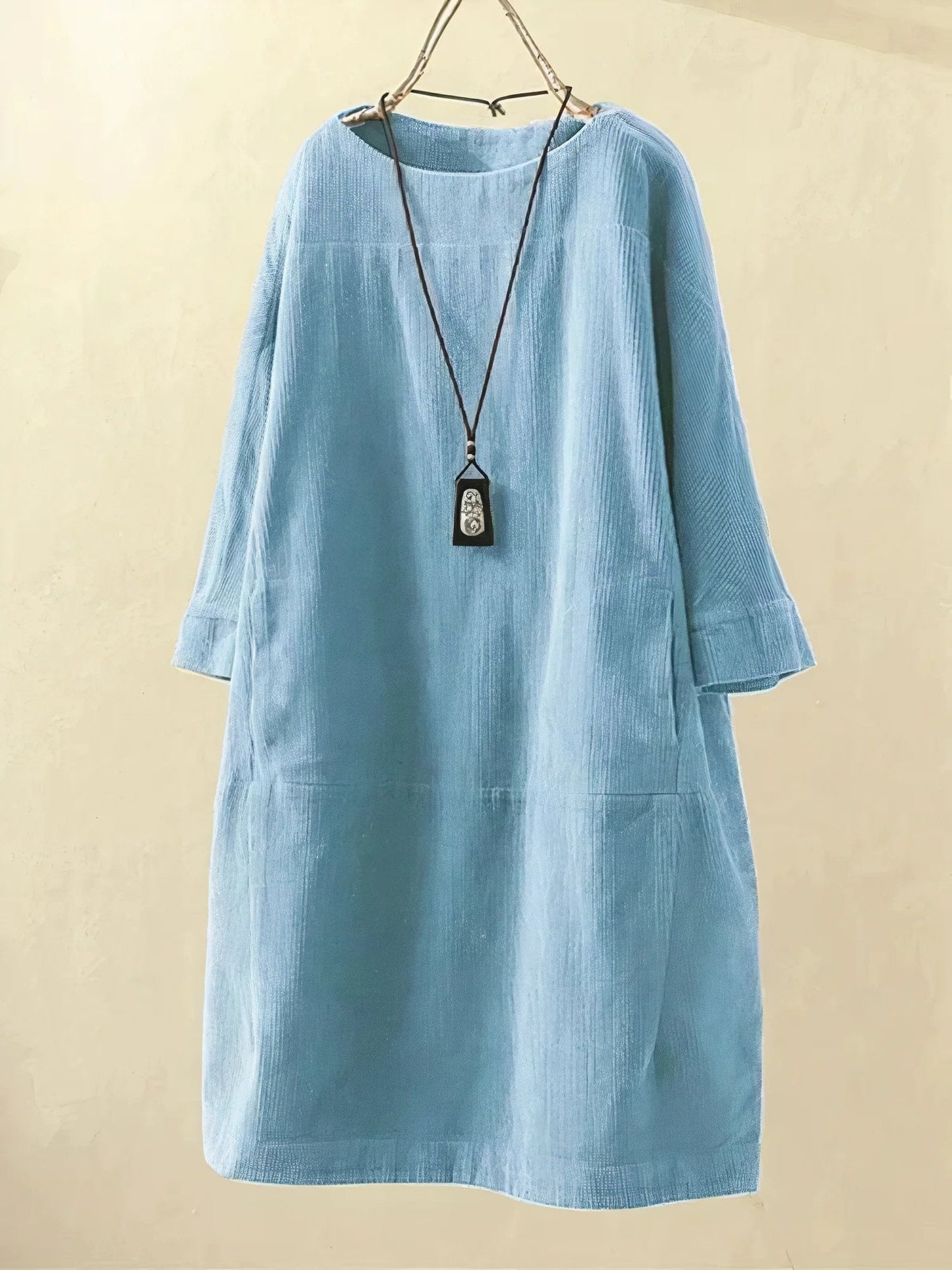 Women’s Casual Tunic Dress Half Sleeve Relaxed Style