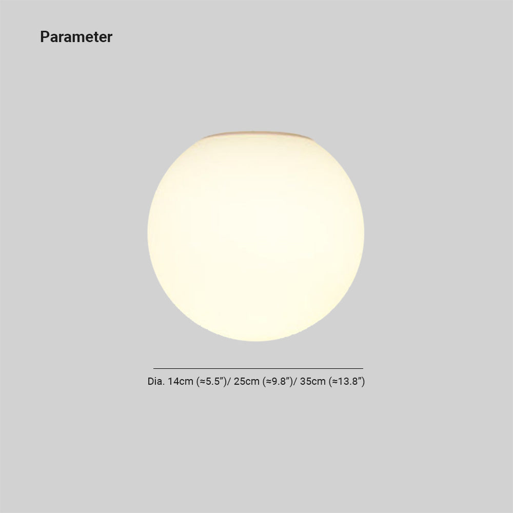 Contemporary Bubble Ceiling Light Round Flush Mount Design