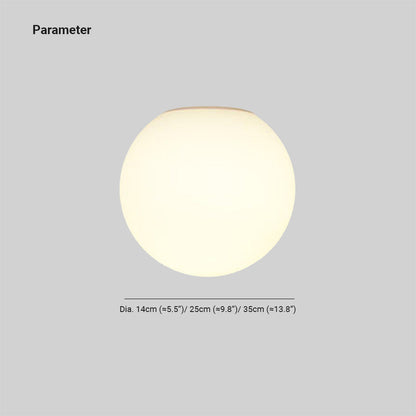 Contemporary Bubble Ceiling Light Round Flush Mount Design