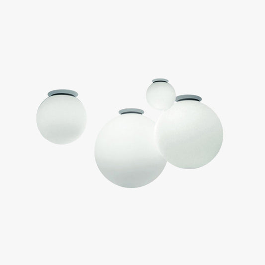 Contemporary Bubble Ceiling Light Round Flush Mount Design