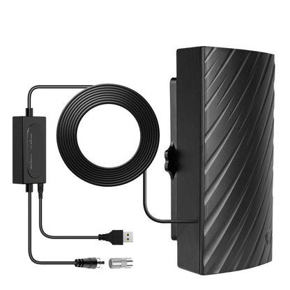 Amplified Indoor TV Antenna with Wide Signal Coverage
