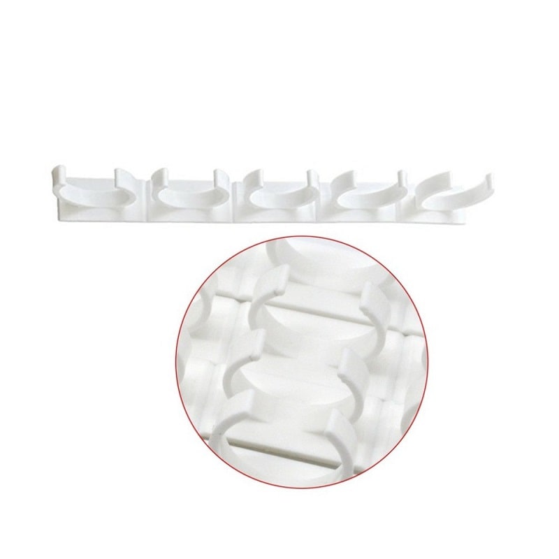 Adhesive Spice Rack Clips with Cabinet Door Storage Strips Set of 4 Gripper - Image 2