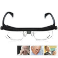 Adjustable Reading Glasses with Dual Focus Dials and Rimless Design - Image 1