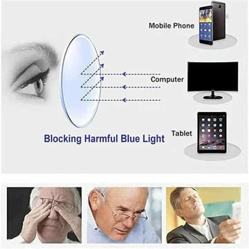 Adjustable Reading Glasses with Dual Focus Dials and Rimless Design - Image 8