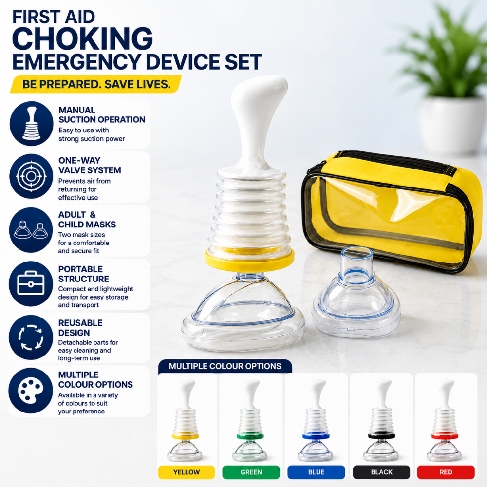 Anti Choking Device Airway Clearance Manual Portable Emergency Kit Suction - Image 2