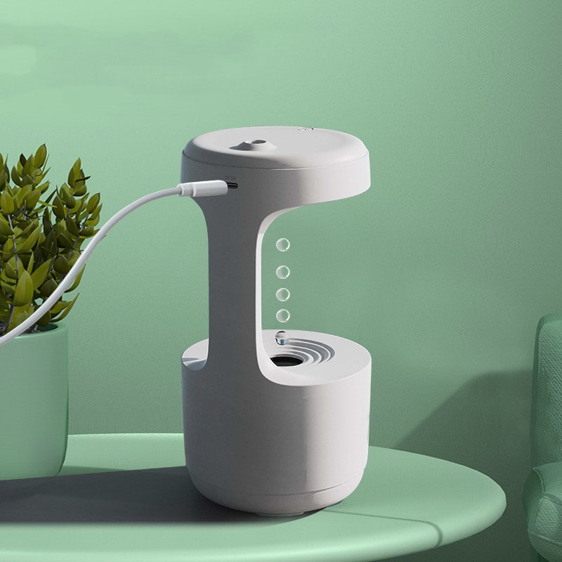 Anti Gravity Cool Mist Humidifier with LED Clock and Large Capacity for Room or Whole House - Image 14