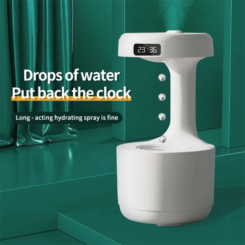 Anti Gravity Cool Mist Humidifier with LED Clock and Large Capacity for Room or Whole House - Image 6