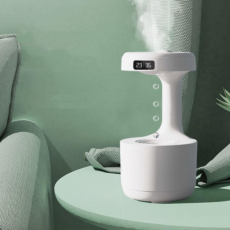 Anti Gravity Cool Mist Humidifier with LED Clock and Large Capacity for Room or Whole House - Image 8