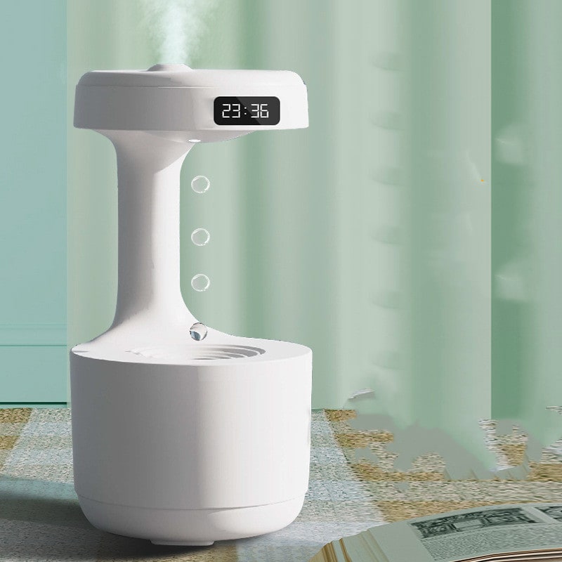 Anti Gravity Cool Mist Humidifier with LED Clock and Large Capacity for Room or Whole House - Image 9