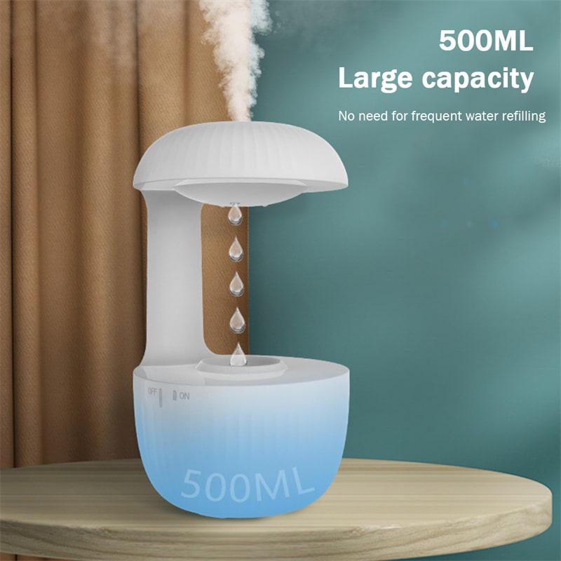 Anti Gravity Ultrasonic Cool Mist Humidifier with Levitating Water Droplet Effect - Image 4