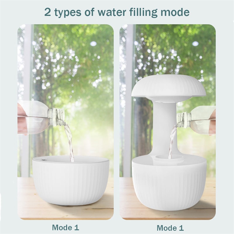 Anti Gravity Ultrasonic Cool Mist Humidifier with Levitating Water Droplet Effect - Image 6