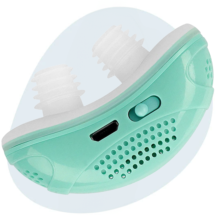 Anti Snoring Device Portable Rechargeable Silicone Nasal Prongs USB Charging - Image 2