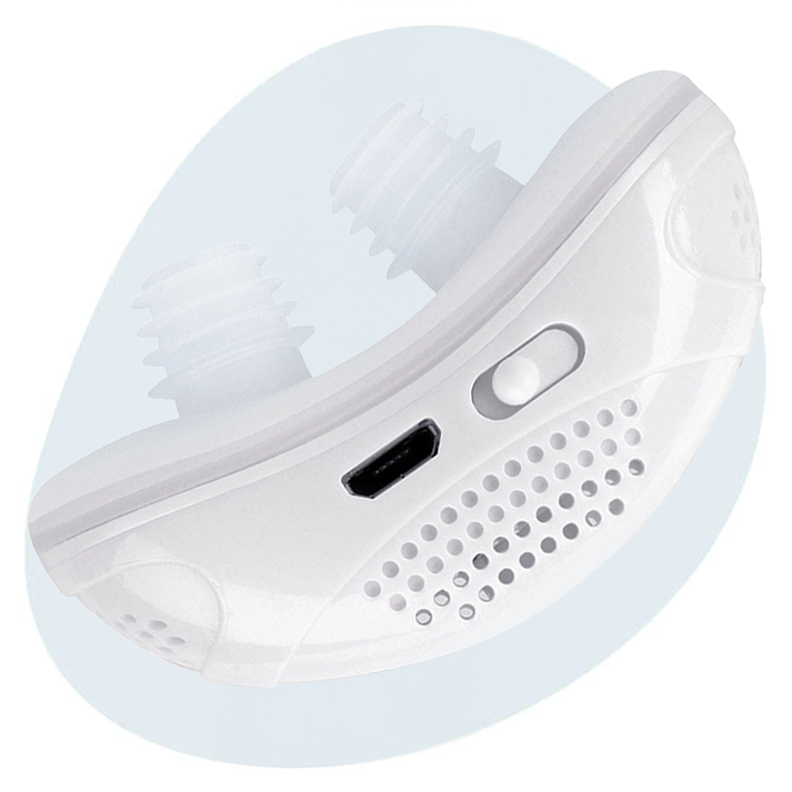 Anti Snoring Device Portable Rechargeable Silicone Nasal Prongs USB Charging - Image 3