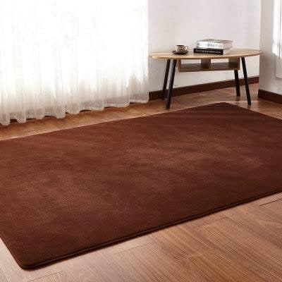 Area Rug with Soft Shaggy Plush Texture and Black and White Solid Color Design 8 By 10 - Image 1