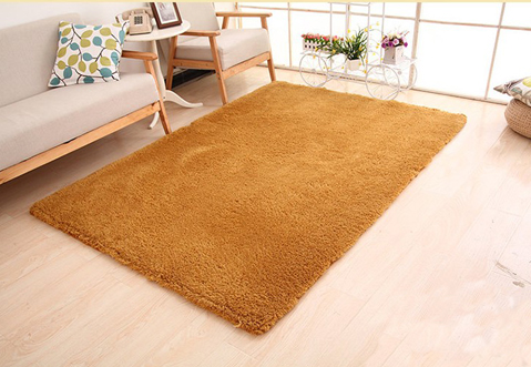 Area Rug with Soft Shaggy Plush Texture and Black and White Solid Color Design 8 By 10 - Image 7