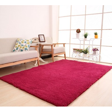 Area Rug with Soft Shaggy Plush Texture and Black and White Solid Color Design 8 By 10 - Image 8