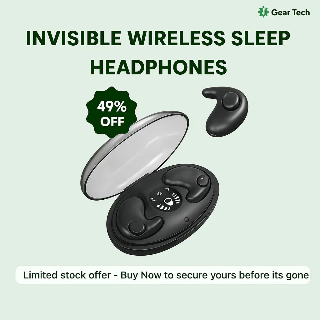 Wireless Sleep Earbuds Ultra-Small Noise-Blocking Earphones for Night Use