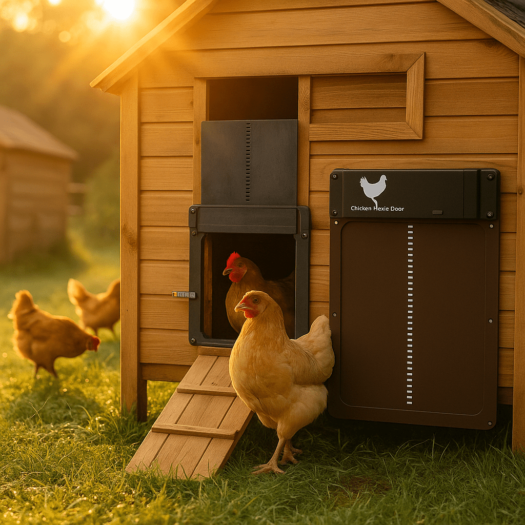 Automatic Chicken Coop Door with Light Sensor and Predator Proof Security Moveable - Image 2