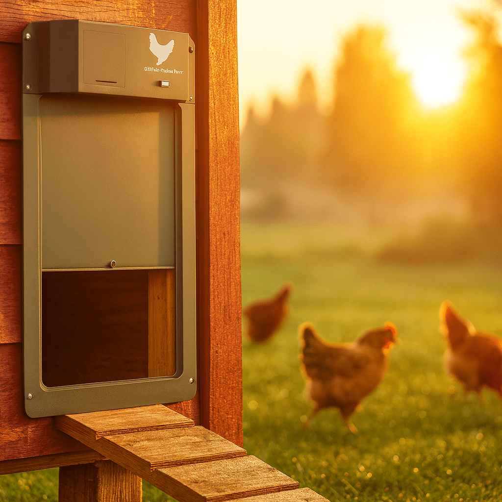Automatic Chicken Coop Door with Light Sensor and Predator Proof Security Moveable - Image 6