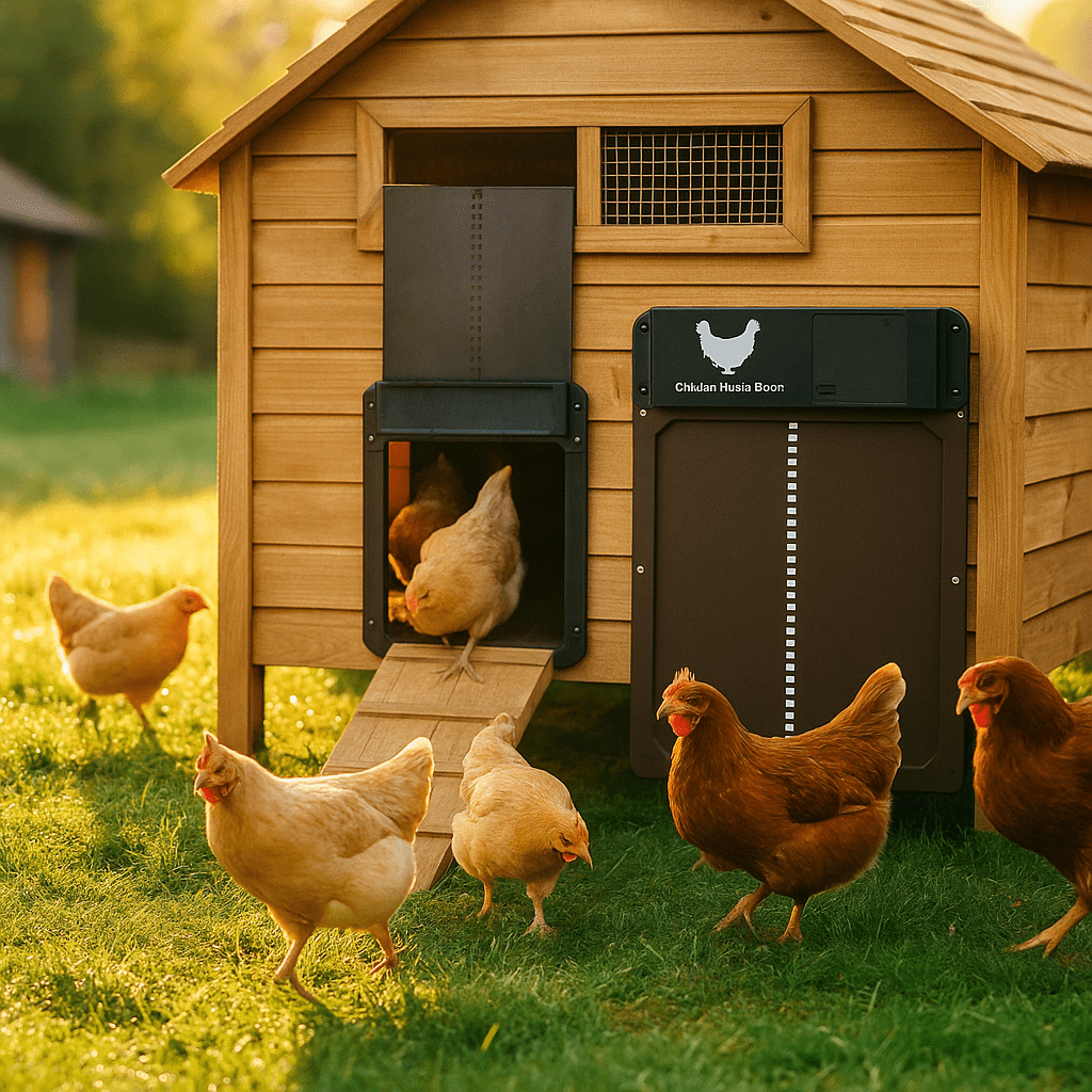 Automatic Chicken Coop Door with Light Sensor and Predator Proof Security Moveable - Image 9