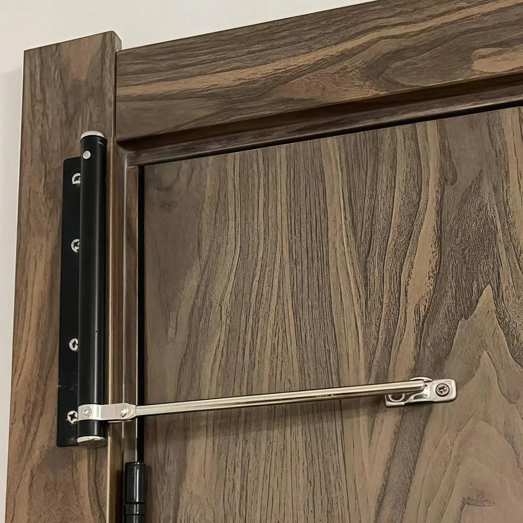 Automatic Door Closer with Adjustable Spring Tension and Quiet Closing Speed - Image 3