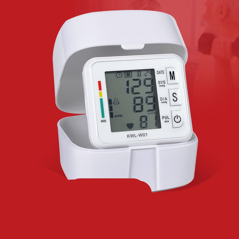 Automatic Home Wristband Blood Pressure Monitor with Portable Lcd Display and Heart Rate Detection - Image 7