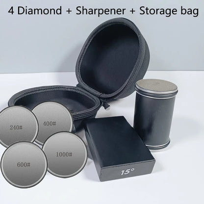 2-in-1 Rolling Knife Sharpener Dual-Angle Kitchen Blade Tool