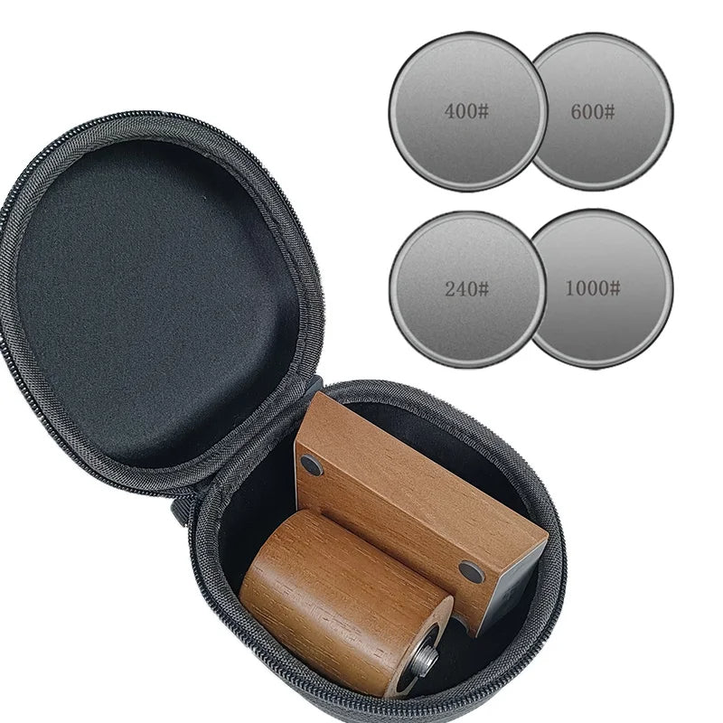 2-in-1 Rolling Knife Sharpener Dual-Angle Kitchen Blade Tool