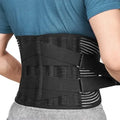 Back Brace with Lumbar Support and Adjustable Compression Straps for Posture - Image 1