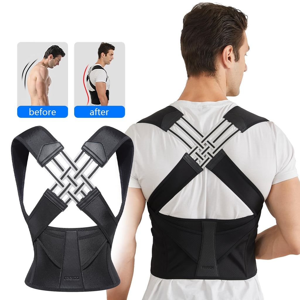 Back Posture Corrector Brace Support Adjustable Breathable Padded - Image 5