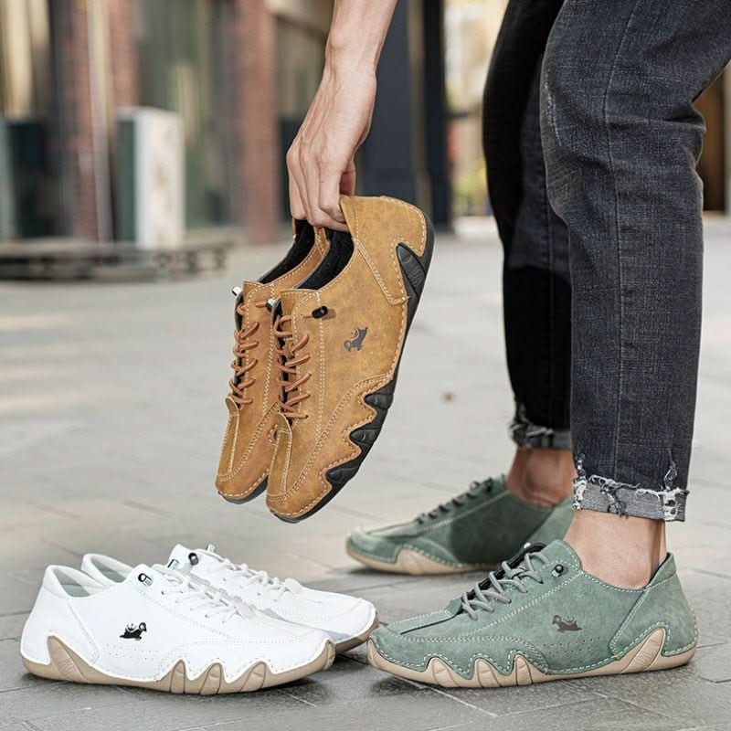 Barefoot Shoes Men Minimalist Waterproof Lace Up Flexible Rubber Sole Casual Natural Movement - Image 3
