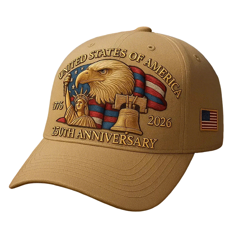 Baseball Cap 250th Anniversary Hat Patriotic Embroidered American Flag Eagle - Image 5