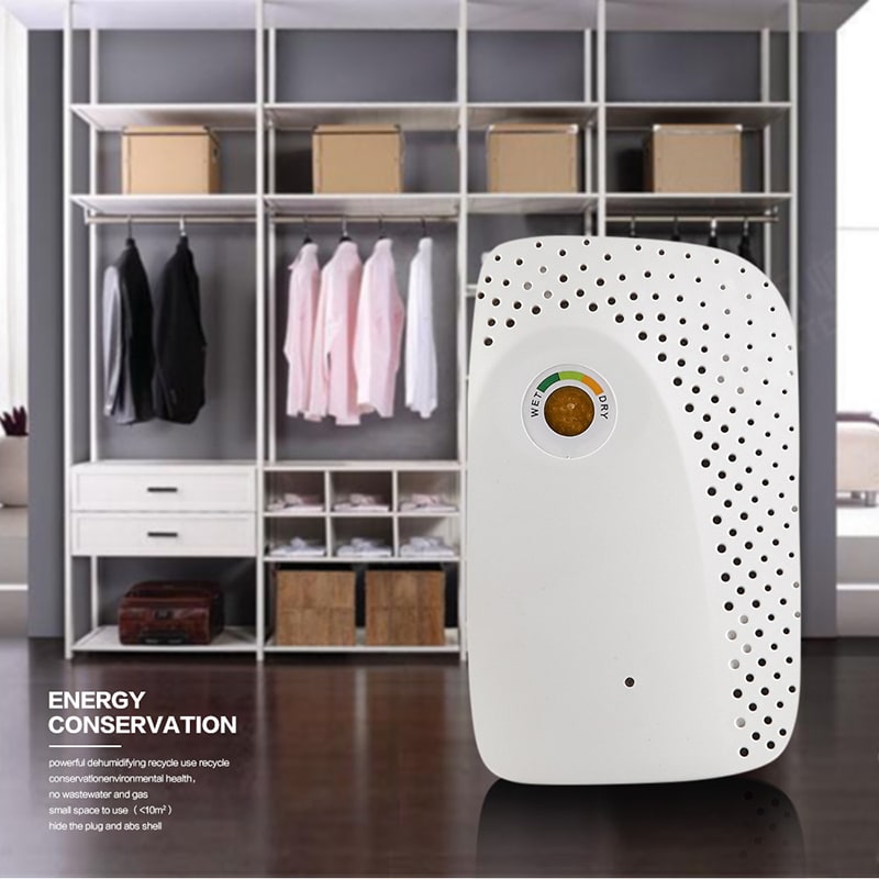 Basement Crawl Space Dehumidifier and Air Conditioner with Drain Hose Rechargeable Mini for Small - Image 3
