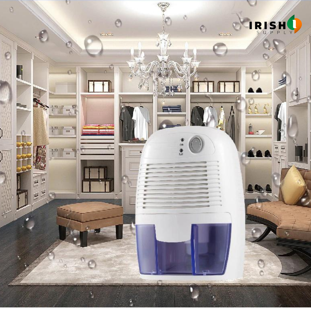 Basement Crawl Space Mini Dehumidifier for Bathroom with 500ml Tank Portable Compact Design - Image 1