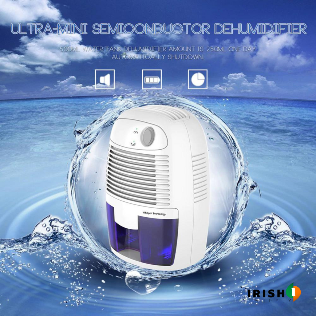 Basement Crawl Space Mini Dehumidifier for Bathroom with 500ml Tank Portable Compact Design - Image 4