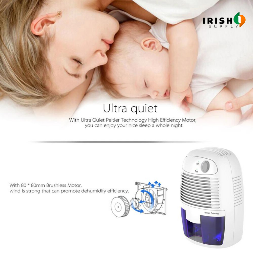Basement Crawl Space Mini Dehumidifier for Bathroom with 500ml Tank Portable Compact Design - Image 6