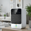 Basement Crawl Space Mini Dehumidifier for Bedroom with LED Touch Panel 1500ml Tank and Drain Hose - Image 1