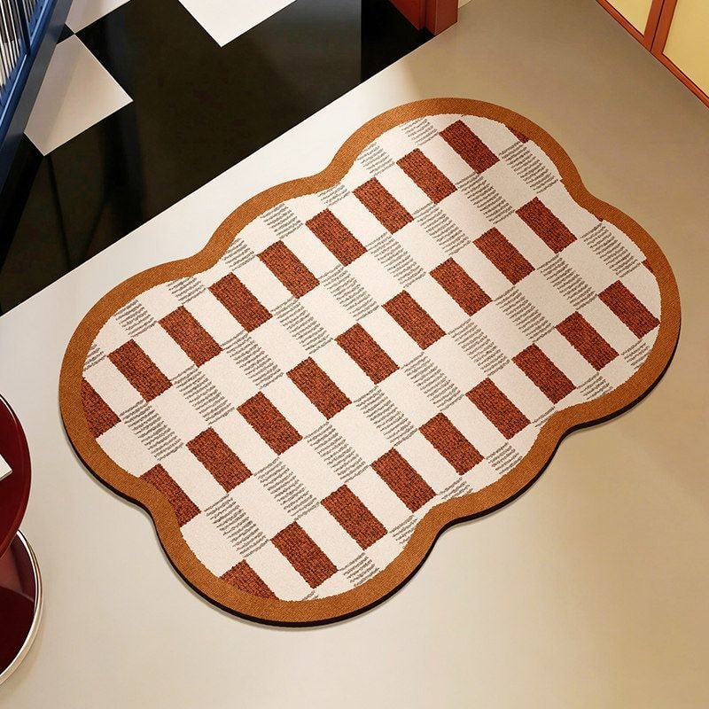 Bath Mats for Bathroom Non Slip Cotton with Quick Dry Plush Tufted Scalloped Edge Sets - Image 8