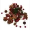 Battery Operated LED Christmas Garland Lights with Warm White Pine Cones and Berries - Image 11