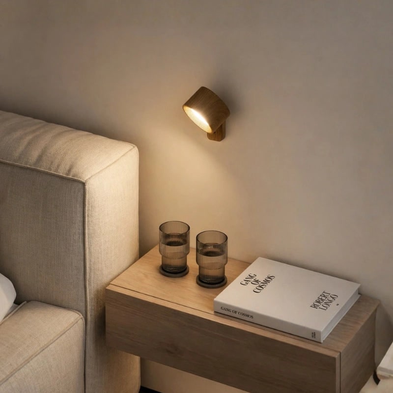 Battery Operated Wall Sconce Rechargeable Cordless LED Magnetic Adjustable Wireless Lamp - Image 7