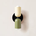 Battery Powered Wall Sconce Lighting with Adjustable Double Heads and Vintage Design - Image 1