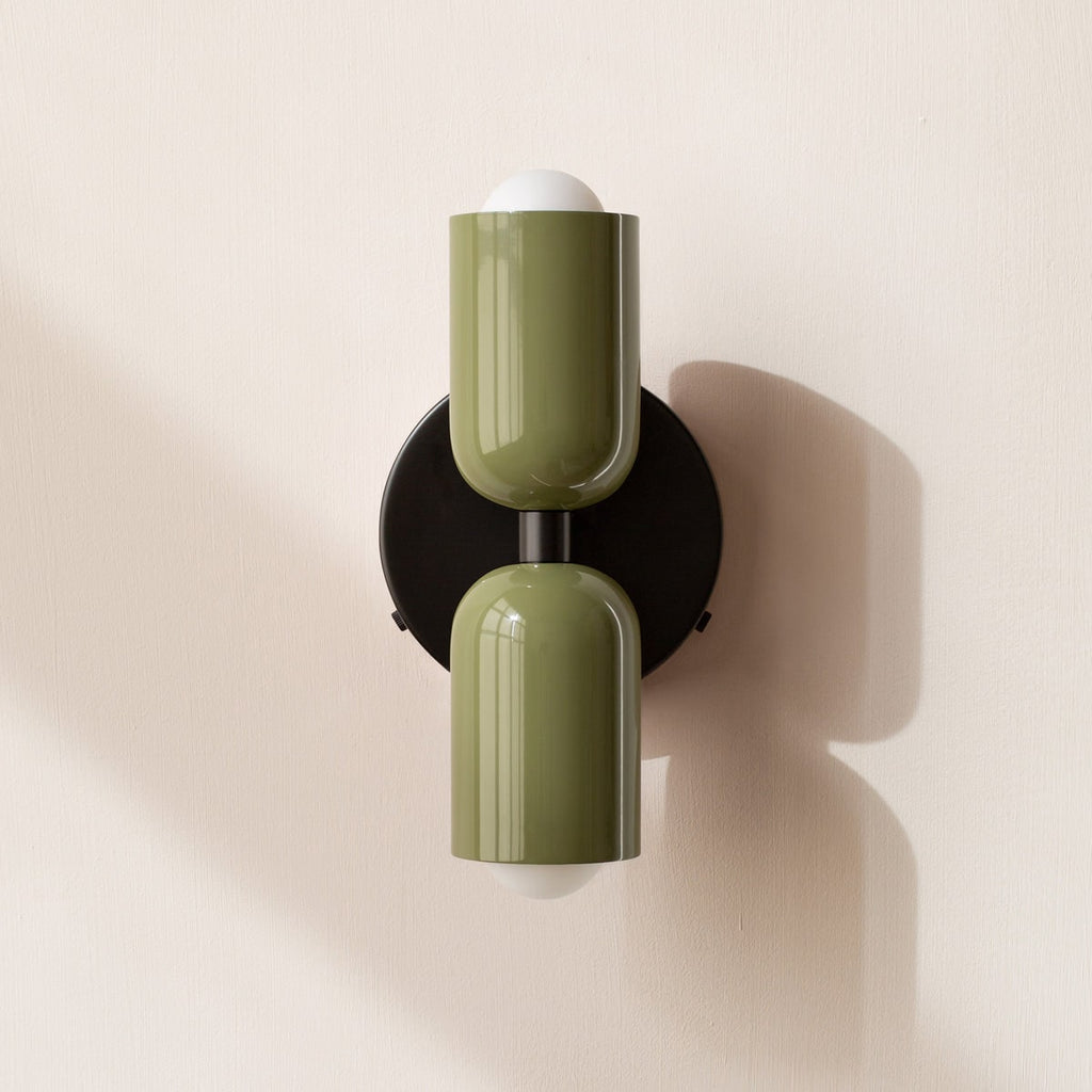 Battery Powered Wall Sconce Lighting with Adjustable Double Heads and Vintage Design - Image 10