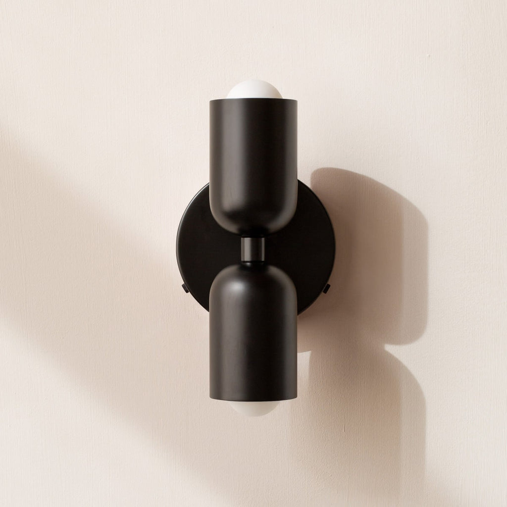 Battery Powered Wall Sconce Lighting with Adjustable Double Heads and Vintage Design - Image 11